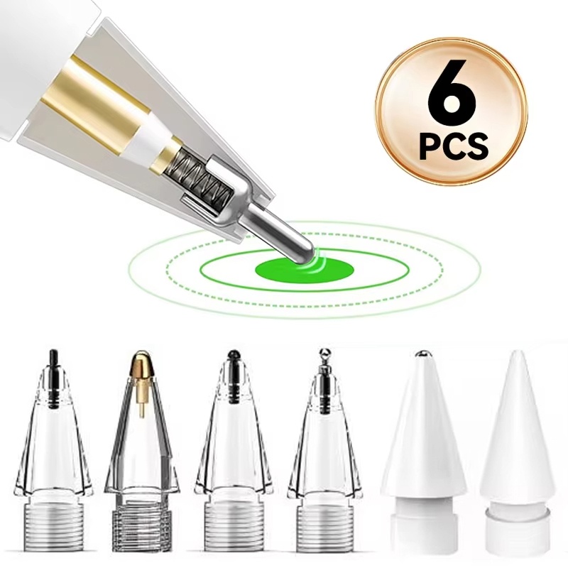 Ipad Pencil Stylus - หัวปากกาเปลี่ยนสำหรับ Apple Pencil รุ่นที่ 1 2
