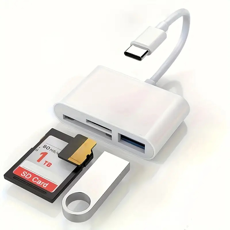 Microsd Card Tablet - 3-in-1 ประเภท C Card Reader Micro