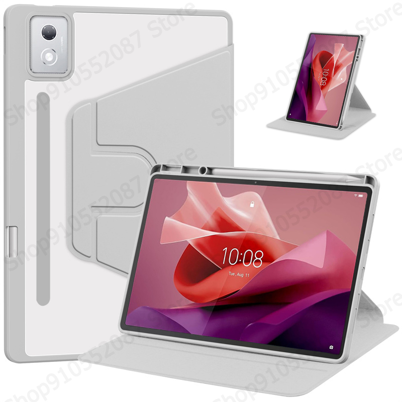 Lenovo Tablet P12 Accessories - สําหรับLenovo Tab P12 พร้อมผู้ถือปากกา 360 หมุนอะคริลิคสําหรับLenovo