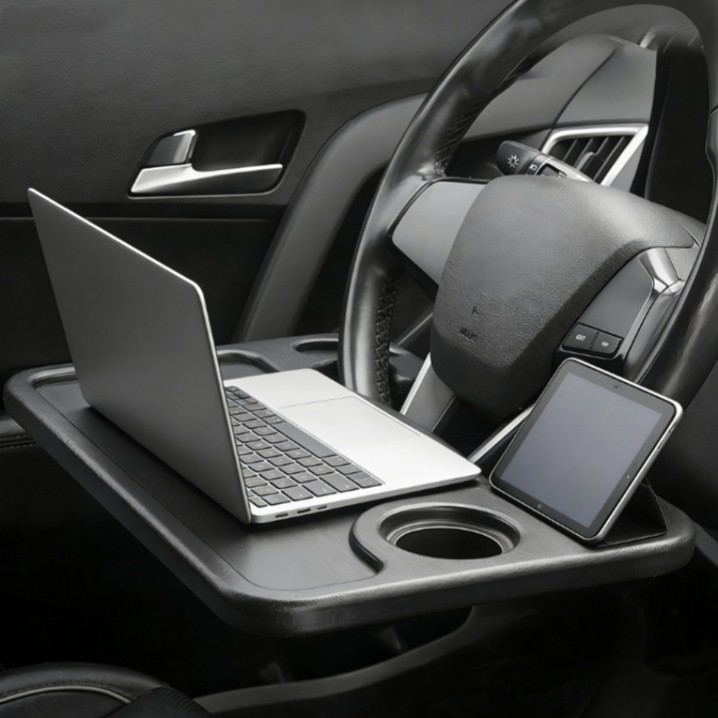 Laptop Tablet Accessories - โต๊ะติดพวงมาลัยรถยนต์ ที่วางแล็ปท็อป แท็บเล็ต อเนกประสงค์ โต๊ะรับประทานอาหารแบบพกพา อุปกรณ์ตกแต่งภายในรถยนต์