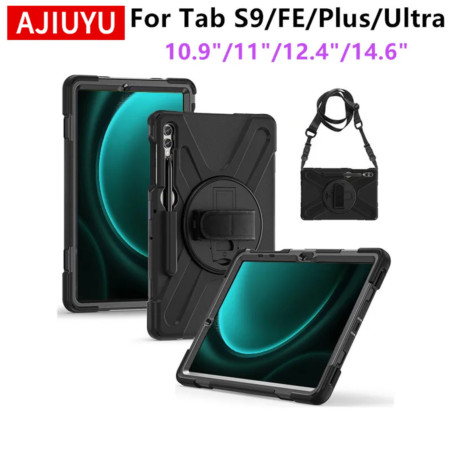 Samsung Tablet S9 Accessories - Heavy Duty กันกระแทกสําหรับ Samsung Galaxy Tab