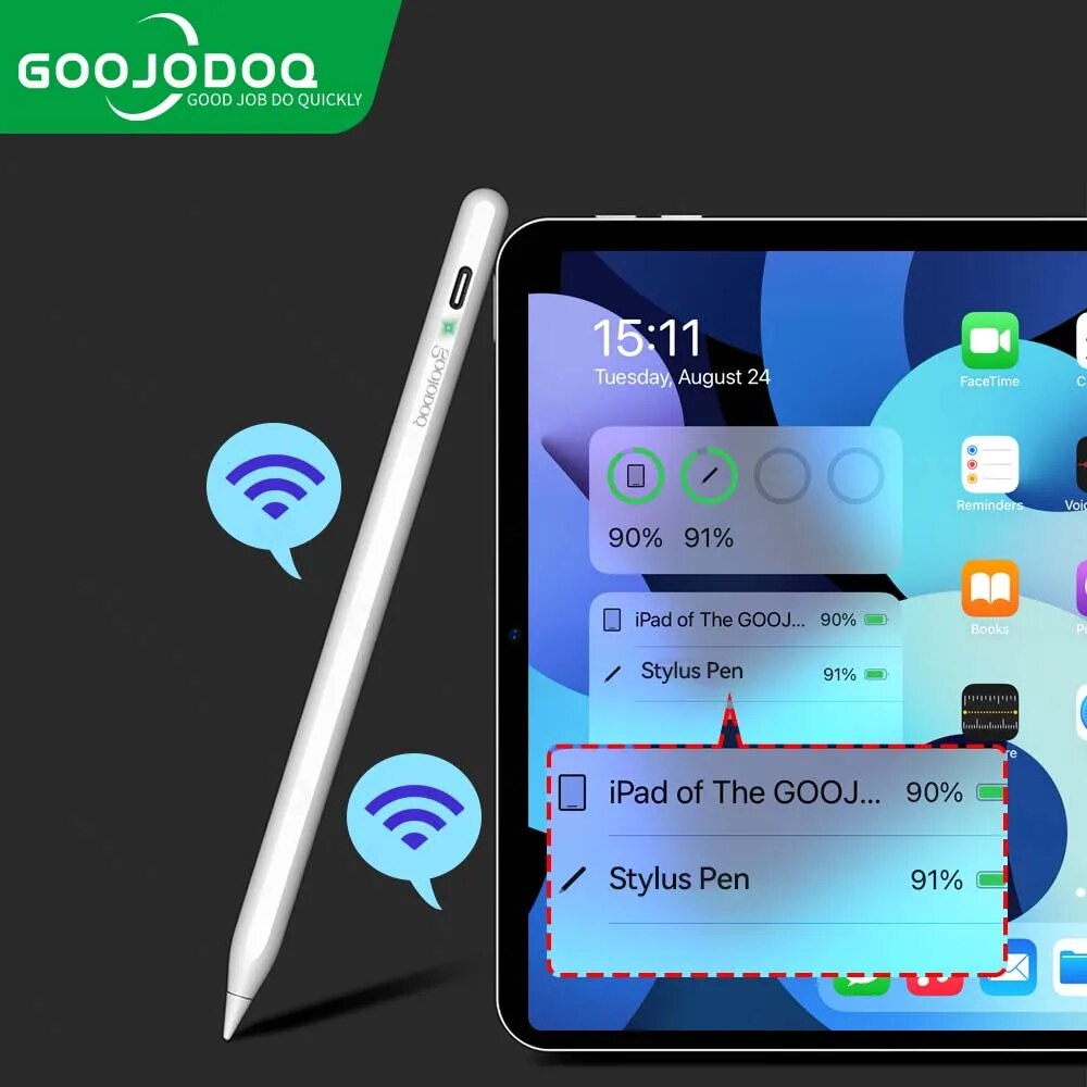 Bluetooth Trackpad - สำหรับ iPad ดินสอ Apple ปากกาสไตลัสสำหรับ Apple