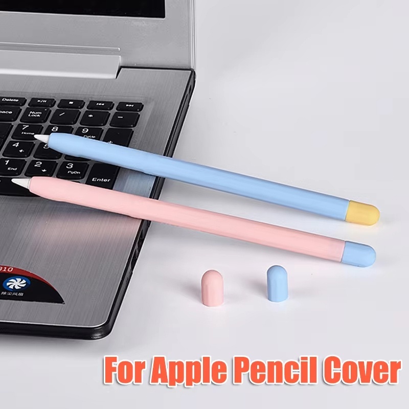 Ipad Pencil Stylus - ฝาครอบป้องกันปากกาสไตลัสเคสซิลิโคนอ่อนนุ่มสำหรับแอปเปิ้ลเพนซิล 1st 2nd Gen ป้องกันการลื่นไถล ป้องกันการตกกระแทก