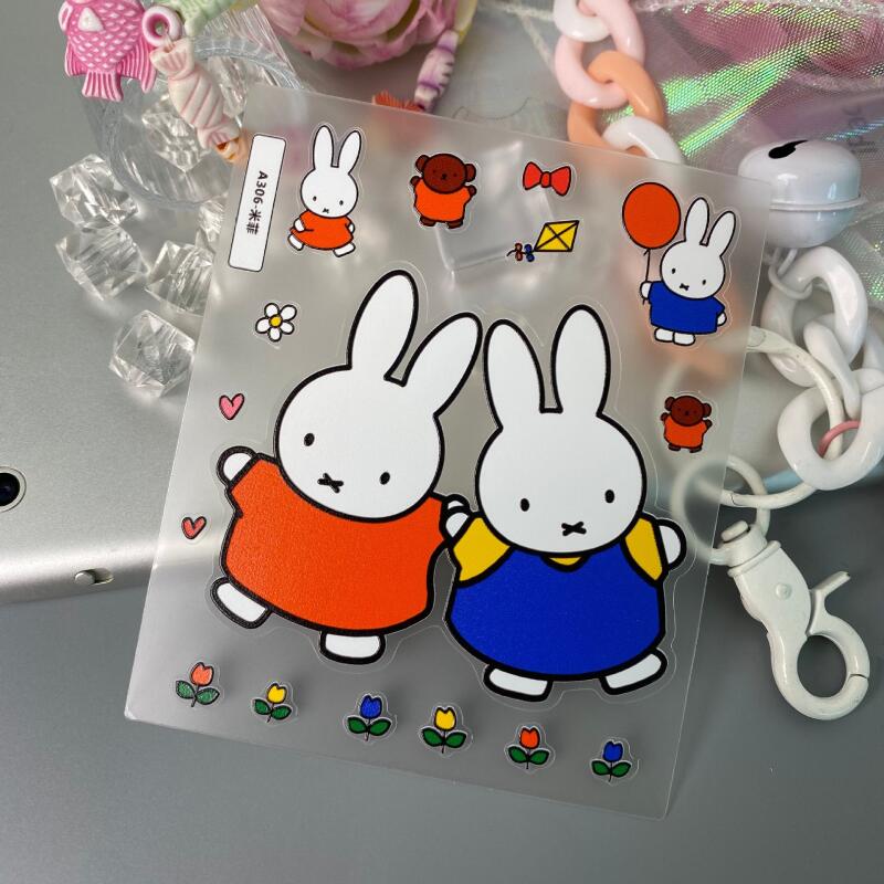 Tablet Accessories 3D Print - การ์ตูนมิฟฟี่ 3D สติกเกอร์น่ารักอะนิเมะพิมพ์ลายเคสโทรศัพท์สติกเกอร์คาวาอิแท็บเล็ตสติกเกอร์ของขวัญเซอร์ไพรส์วันหยุด