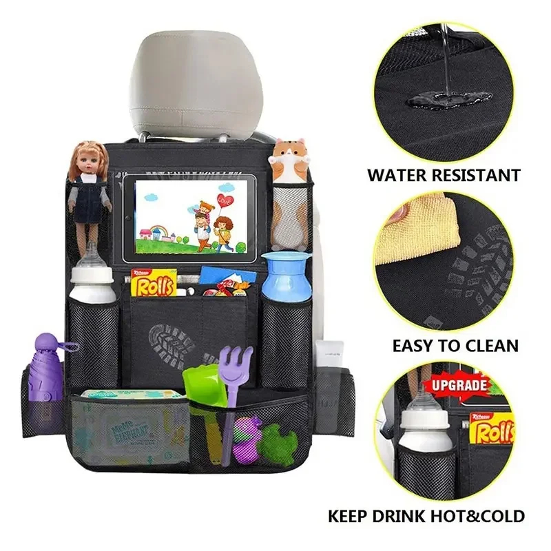 ที่เก็บของหลังเบาะรถยนต์อเนกปร - Tablet And Accessories Bag บทวิจารณ์และราคา