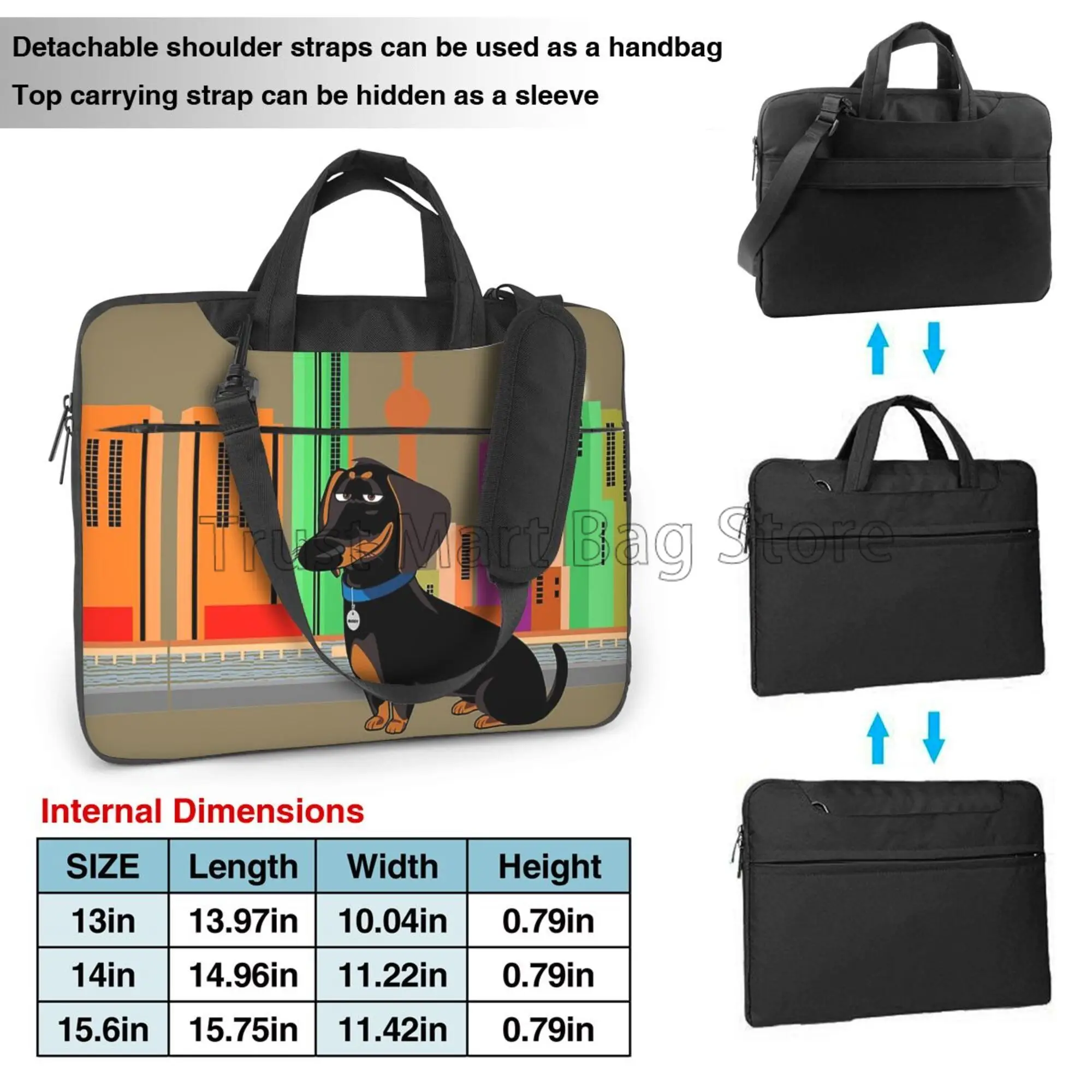 กระเป๋ากระเป๋าหิ้วใส่แล็ปท็อปล - Tablet And Accessories Bag บทวิจารณ์และราคา