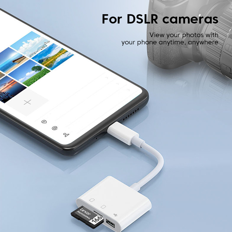 3-in-1 ประเภท C Card Reader Mi - Microsd Card Tablet บทวิจารณ์และราคา