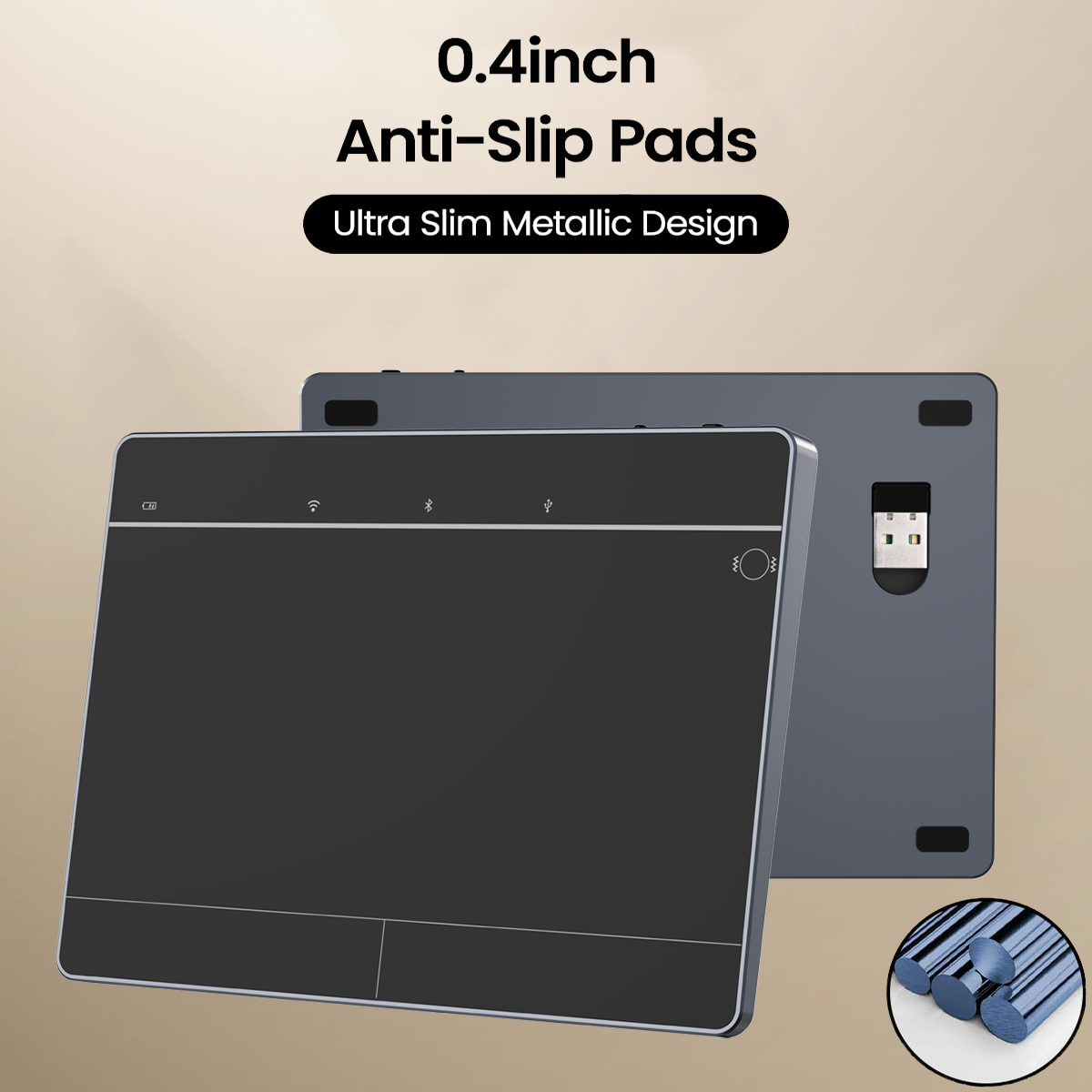 JOMAA ชาร์จบลูทูธทัชแพด USB ไร - Bluetooth Trackpad บทวิจารณ์และราคา