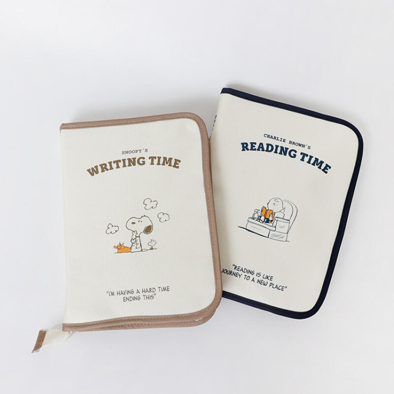 กระเป๋าผ้าแคนวาสทรงหนังสือลายส - Tablet And Accessories Bag บทวิจารณ์และราคา
