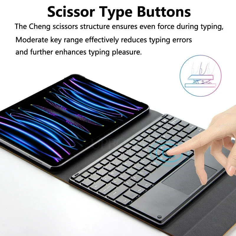 เคสคีย์บอร์ดแบบสัมผัสสำหรับเลอ - Bluetooth Trackpad บทวิจารณ์และราคา