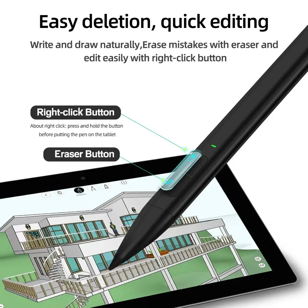 4096 สไตลัสสลิมเพ็น 2 สำหรับไม - Bluetooth Trackpad บทวิจารณ์และราคา