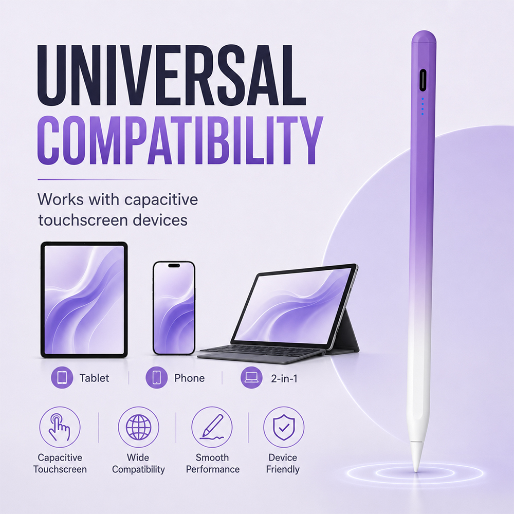 ปากกาสไตลัสอเนกประสงค์แบบแม่เห - Ipad Pencil Stylus บทวิจารณ์และราคา