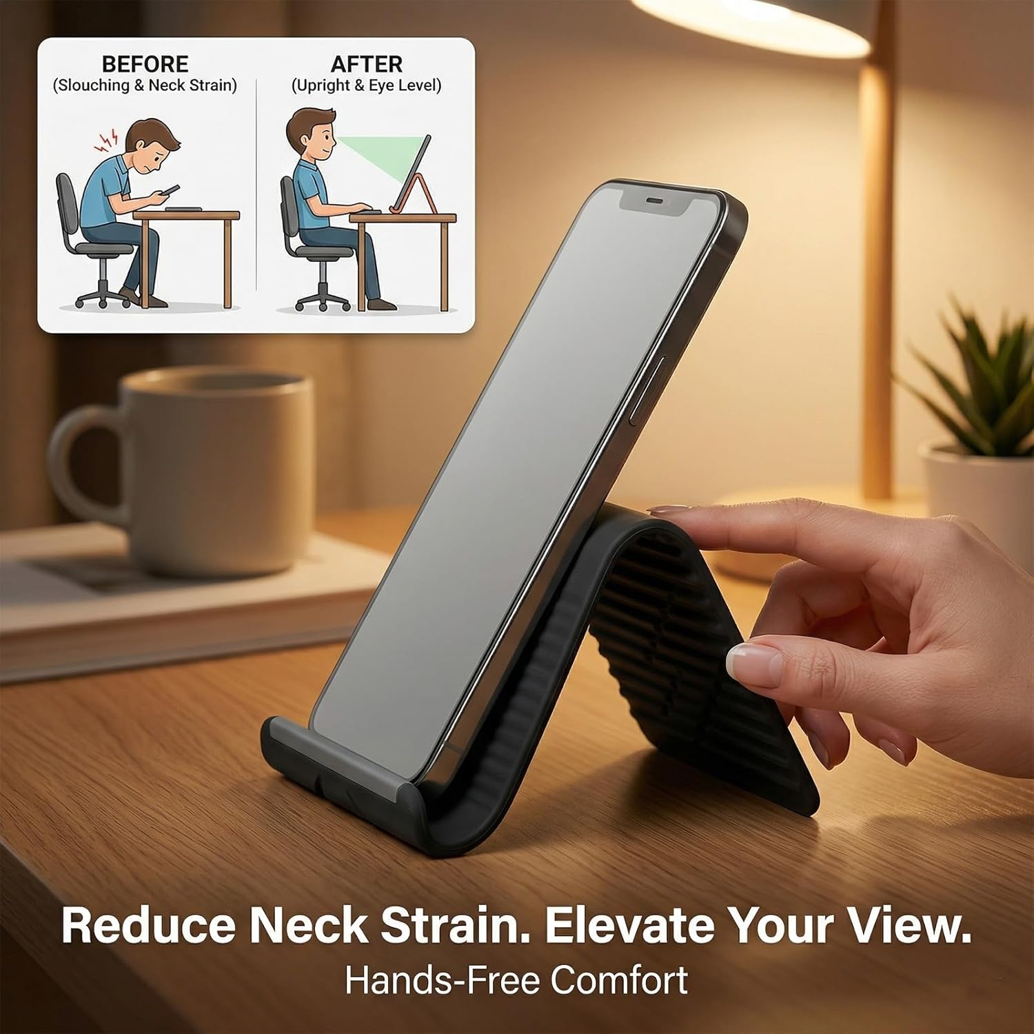 ที่วางโทรศัพท์ซิลิโคนแบบพับได้ - Laptop Tablet Accessories บทวิจารณ์และราคา