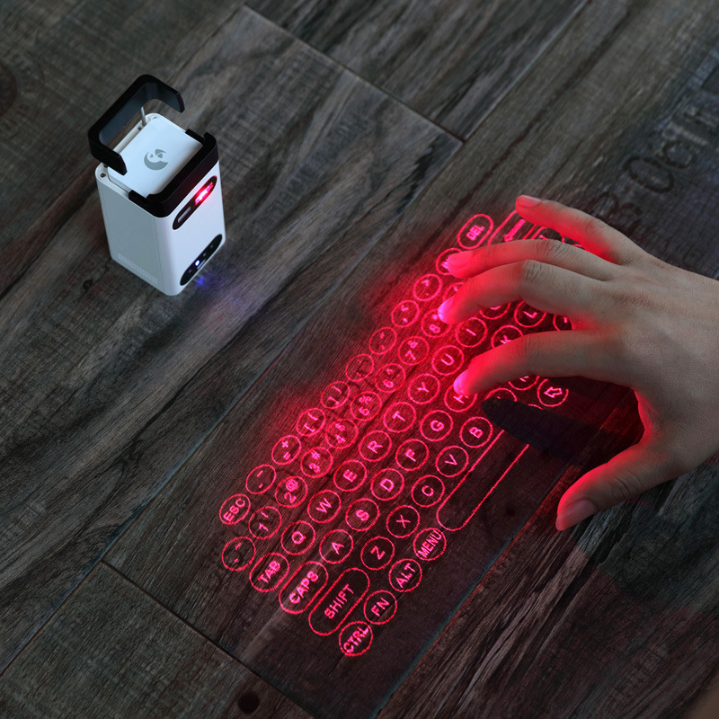 เลเซอร์โปรเจคเตอร์แป้นพิมพ์เสม - Bluetooth Trackpad บทวิจารณ์และราคา