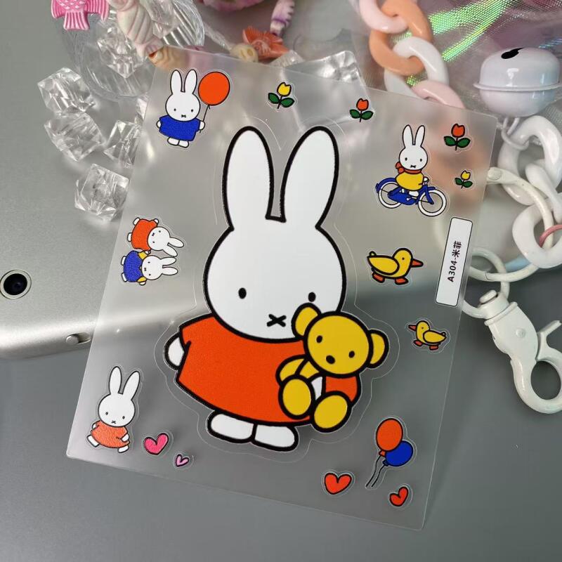 การ์ตูนมิฟฟี่ 3D สติกเกอร์น่าร - Tablet Accessories 3D Print บทวิจารณ์และราคา